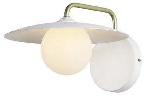 Φωτιστικό Τοίχου HM235W1 G9 17x28,5cm Gold-White Aca