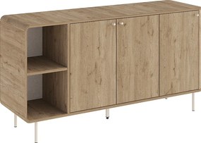 Μπουφές Colia Megapap χρώμα sepet oak 150x44x80εκ.