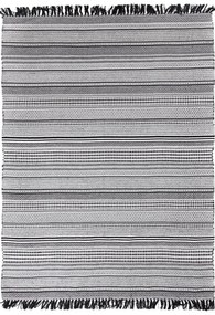 Χαλί Urban Cotton Kilim Samaira Black-White Royal Carpet 130X190cm