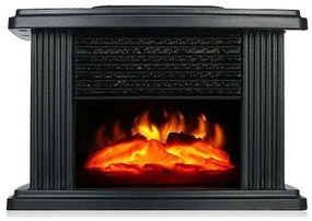 Επιτοίχιο Ηλεκτρικό Τζάκι 1000W 12x12cm 1000M2244 Μαύρο