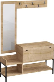 Παπουτσοθήκη Sapphire Δρυς GRUNI 120x35x70