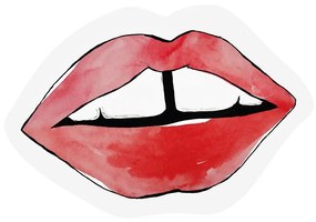 Ευχετήρια Κάρτα Kiss - Cut - Out GL-CO-13 12x21cm White-Red The Gift Label