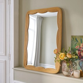 Καθρέφτης από ρατάν, 60x90 εκ., Vaguo