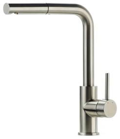 Eurorama Inox 702609 Υψηλή Μπαταρία Κουζίνας Inox Με  Περιστρεφόμενο αποσπώμενο Ρουξούνι Με Συρόμενο Ντους