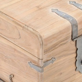 vidaXL Μπαούλο 40 x 40 x 40 εκ. από Μασίφ Ξύλο Ακακίας