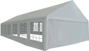 vidaXL Τέντα Εκδηλώσεων Γκρι 6 x 12 μ. από Πολυαιθυλένιο