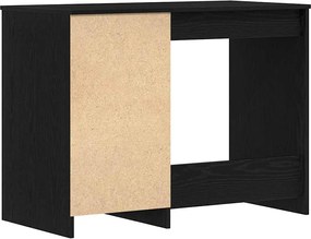 vidaXL Γραφείο Μαύρη Οξυά 100 x 50 x 76 εκ. Επεξεργασμένο ξύλο