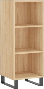 vidaXL Ντουλάπι Sonoma Δρυς 34,5x32,5x90 εκ. από Επεξεργασμένο Ξύλο