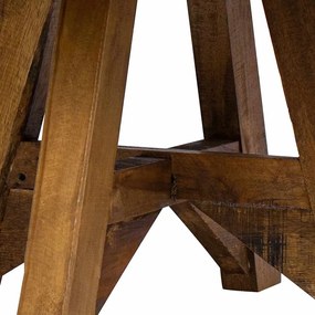 vidaXL Τραπεζάκι Σαλονιού Λευκό 60 x 45 εκ. Μασίφ Ανακυκλωμένο Ξύλο
