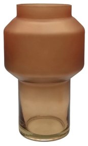 Βάζο Γυάλινο Zeme 019556 D15xH24cm Terracotta Glass