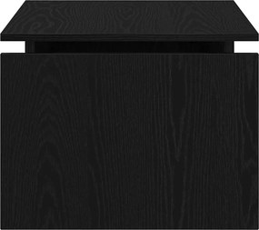 vidaXL Τραπεζάκι σαλονιού Μαύρη Οξυά 68 x 50 x 38 εκ