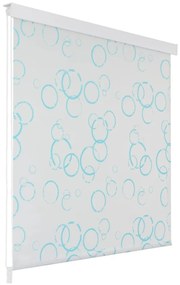 Κουρτίνα Μπάνιου Ρολό Σχέδιο Φυσαλίδες 80 x 240 εκ. - Λευκό