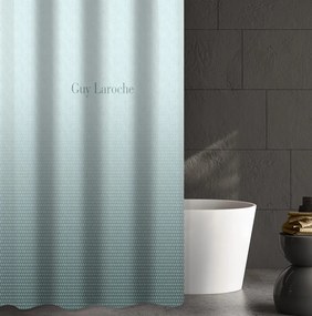 Κουρτίνα Μπάνιου Αδιάβροχη Polyester Christy Aqua-Grey 180x185εκ. Guy Laroche