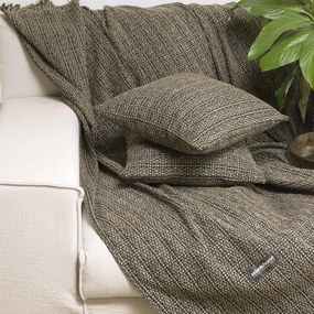 Ριχτάρι Onia Beige-Black Aslanis Home Τριθέσιο 180x300cm Cotton,Polycotton