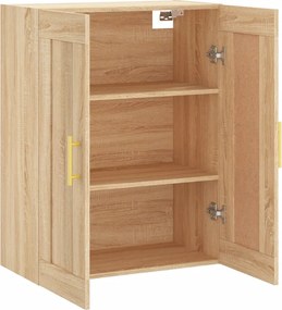 vidaXL Ντουλάπι Επιτοίχιο Sonoma Δρυς 69,5 x 34 x 90 εκ. Επεξεργ. Ξύλο