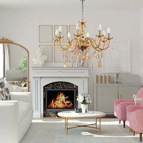 Φωτιστικό οροφής InLight 5314-6 Πολύφωτο-Μελί