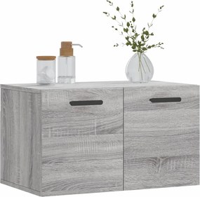 vidaXL Ντουλάπι Τοίχου Γκρι Sonoma 60x36,5x35 εκ. Επεξεργασμένο Ξύλο