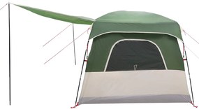vidaXL Οικογενειακή Σκηνή Πράσινο 320 x 210 x 180 εκ Πολυεστέρας