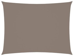 vidaXL Πανί Σκίασης Ορθογώνιο Taupe 6 x 7 μ. από Ύφασμα Oxford