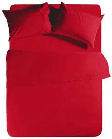 Σεντόνι Με Λάστιχο Basic Red 100x200+30 - Nef-Nef Homeware