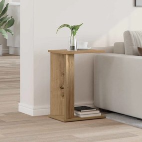 vidaXL End Table Artisan Oak 35 x 25 x 50 εκ Επεξεργασμένο Ξύλο