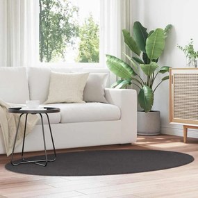 vidaXL Χαλιά χώρου Ωοειδής HUARTE Ανθρακί 120 x 170 cm