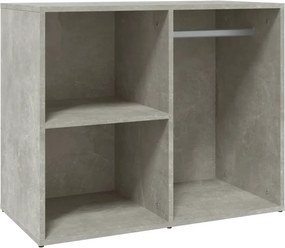 vidaXL Ντουλάπι Γκρι Σκυροδέματος 80 x 40 x 65 εκ. Επεξεργασμένο Ξύλο