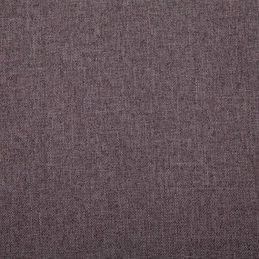 Καναπές Τριθέσιος Χρώμα Taupe Υφασμάτινος - Μπεζ-Γκρι