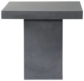 CONCRETE Cubic Τραπέζι Κήπου - Βεράντας, Cement Grey  80x80x75cm [-Γκρι-] [-Artificial Cement (Recyclable)-] Ε6208