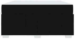 vidaXL Σκελετός Κρεβατιού με στρώμα Μαύρο 160 x 200 cm ύφασμα