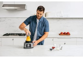 Μπλέντερ 3 σε 1 Ninja Foodi Power Nutri CB350EU, 1200W, 2.1L, 6 προγράμματα, Smart Torque, Auto-iQ, Μαύρο/ανοξείδωτο