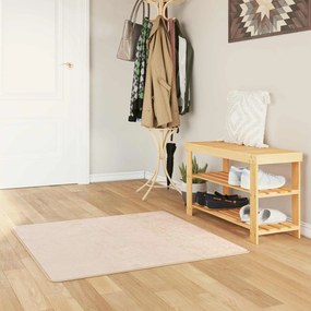 vidaXL Χαλί Runner MARSA Κρεμ 100 x 100 cm Πολυέστερ και PVC