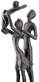 Γλυπτό 'Familiengluck' Σιδερένιο Καφέ 5.5x9x20cm-05160881