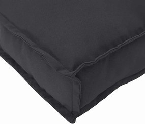 vidaXL Μαξιλάρι Μαύρο 80 x 80 x 12 cm Ύφασμα Όξφορντ