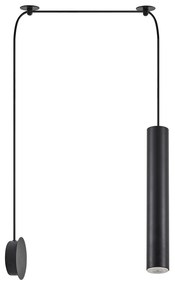 Φωτιστικό Οροφής  SE21-BL-5-BL1W ADEPT TUBE BLACK Black Pendant+ - 51W - 100W - 77-8903