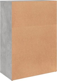 vidaXL Ντουλάπι Γκρι Σκυροδέματος 60x31x84 εκ. Επεξεργασμένο Ξύλο