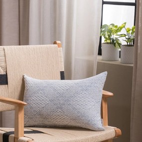 Μαξιλαροθήκη Διακοσμητική Treviso 05 Blue Teoran 30X50 Cotton-Polyester