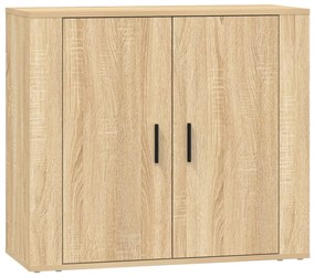 vidaXL Ντουλάπι 3 τεμ. Sonoma Δρυς από Επεξεργασμένο Ξύλο