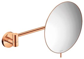 Καθρέπτης Μεγεθυντικός Επιτοίχιος Ø20x31 εκ. Μεγέθυνση x3 Rose Gold 24K Sanco Cosmetic Mirrors MR-705-A06