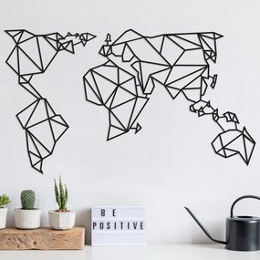 Διακοσμητικό Τοίχου (100x58) A-G World Map2 891TNL1174