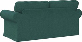 vidaXL Καναπές Σκούρο Πράσινο