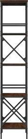 vidaXL Βιβλιοθήκη 5 Επιπέδων Καφέ Δρυς 59 x 35 x 171 εκ. Επεξεργ. Ξύλο