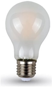 LED V-TAC Λάμπα 5W Filament E27 A60 A++ Frost Cover Ψυχρό Λευκό 6400Κ 7180