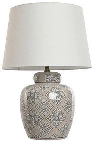 Επιτραπέζιο Φωτιστικό Home ESPRIT Λευκό Μπεζ Κεραμικά 50 W 220 V 43,5 x 43,5 x 61 cm