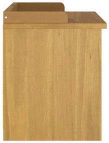 vidaXL Πάγκος διαδρόμου "SANDNES" 87x40x50 εκ. Πεύκο μασίφ ξύλο