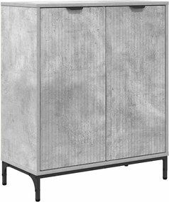 vidaXL Πλαϊνό γραφείο Σκυρόδεμα Γκρι 69,5 x 33 x 82 εκ.