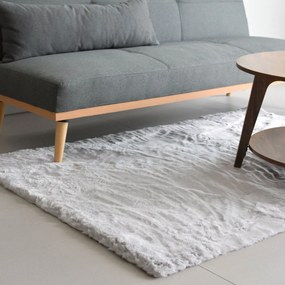 Χαλί Γούνινο (120x170) Ravelia Fluffy Light Grey