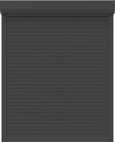 vidaXL Ρολό εισόδου Ανθρακί 120 x 150 cm Αλουμίνιο και Πολυουρεθάνη