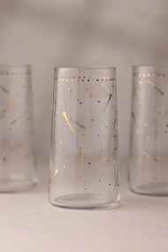 Glass Set (4 Pieces) Dragonfly 520 Transparent