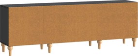 vidaXL Ντουλάπι TV 150 x 31 x 50 εκ. Μαύρο Επεξεργασμένο Ξύλο